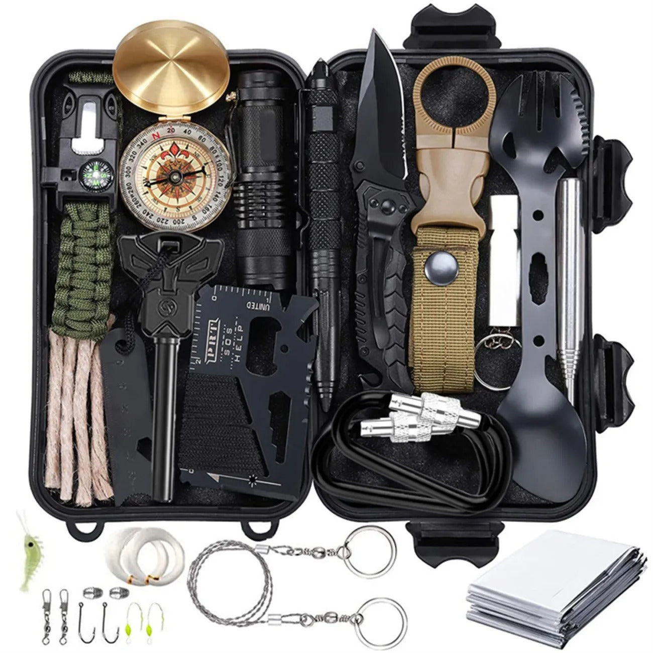 Outdoor Survival Kit Wilderness Survival Tool Set